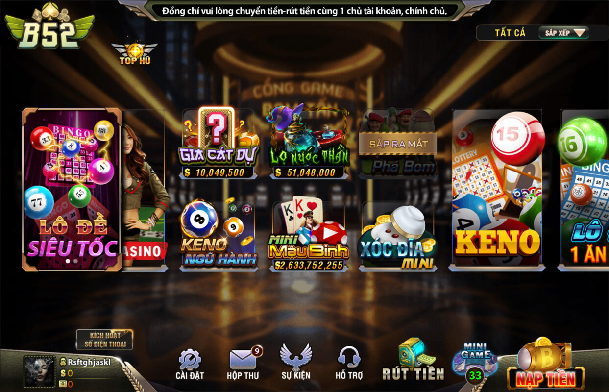 Đa dạng tựa mini game hấp dẫn