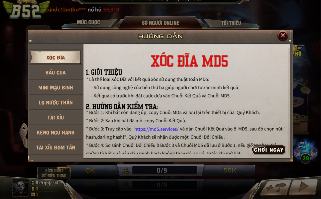 Luật chơi khá đơn giản