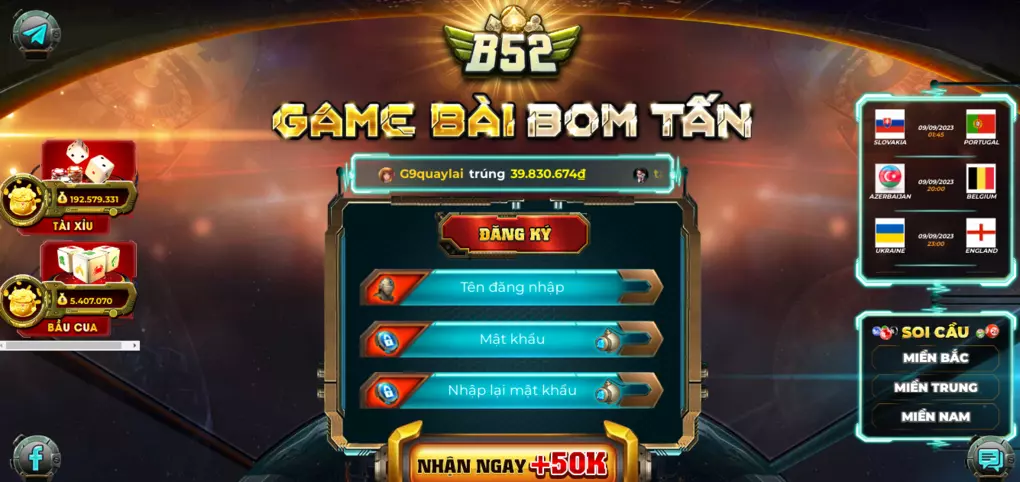 Link vào game bài B52 – Link đăng ký B52 Club