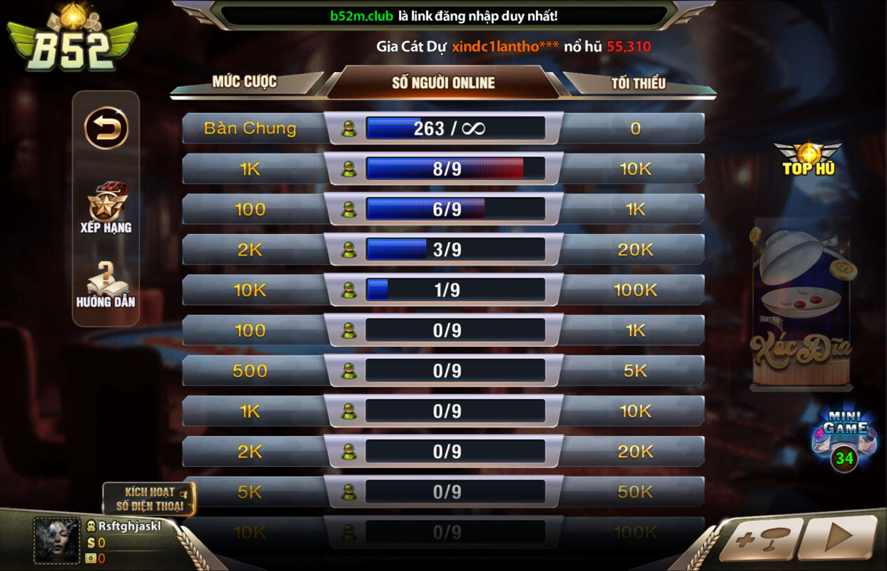 Thao tác chơi đễ dàng