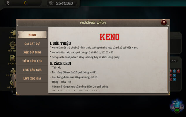 Luật chơi hấp dẫn