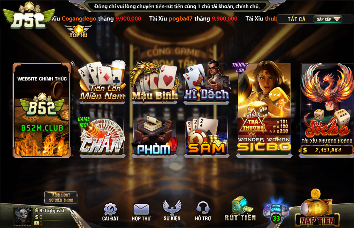 Game bài Chắn hấp dẫn