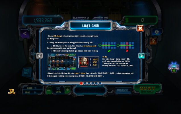 Luật chơi hấp dẫn