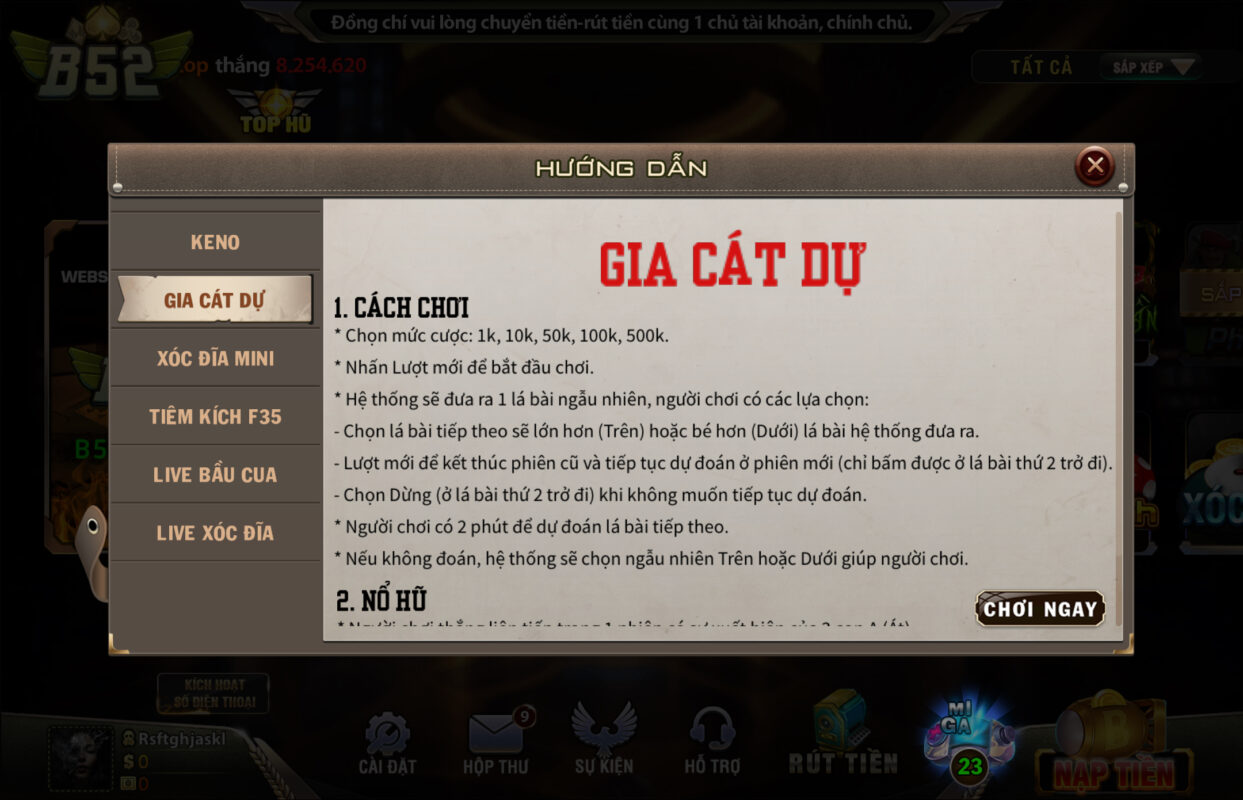 Lối chơi thú vị